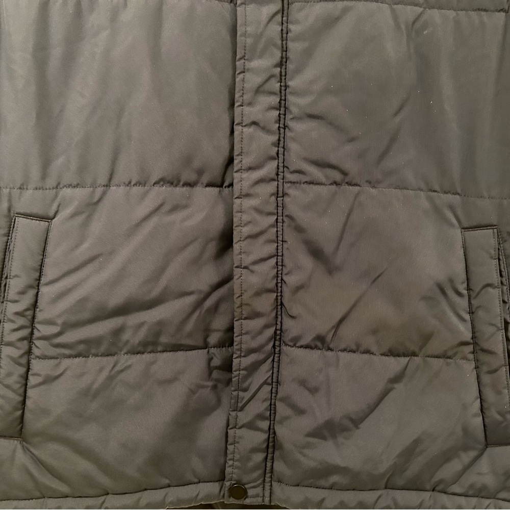 Izod Color Block Puffer Vest Blue/Green Sz Lg - Picture 3 of 7